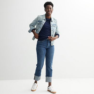 Petite Sonoma Goods For Life® Long Sleeve Crewneck T-Shirt