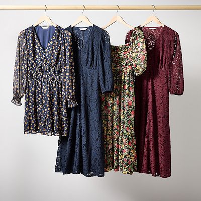 lace sweater dress Wilda sweater dress – Line & Dot