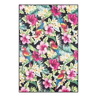 Jill Zarin Saint Lucia Caribbean Outdoor Throw Rug