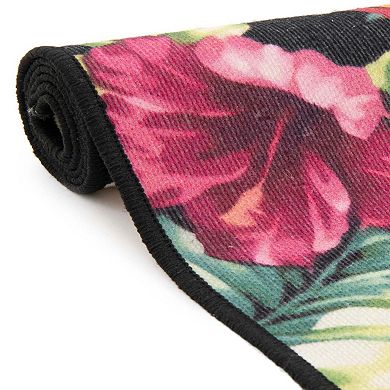 Jill Zarin Saint Lucia Caribbean Outdoor Throw Rug