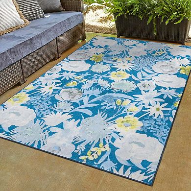 Jill Zarin Bahamas Caribbean Outdoor Throw Rug