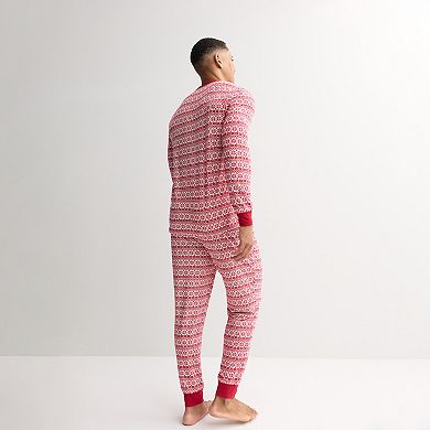Men's Jammies For Your Families® Joy Fairisle Pajama Top & Pajama Bottoms Set