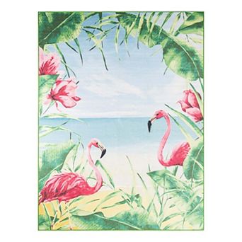 Jill Zarin Dominica Caribbean Outdoor Throw Rug