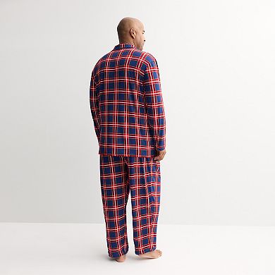 Big & Tall Jammies For Your Families® Tolli Tartan Plaid Pajama Top & Pajama Bottoms Set