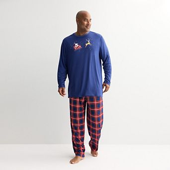 Big & Tall Jammies For Your Families® Tolli Tartan Plaid Pajama Top & Pajama Bottoms Set