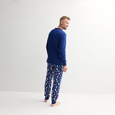 Jammies For Your Families® Holiday Jumble Pajama Top & Pajama Bottoms Set