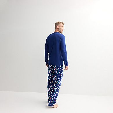 Jammies For Your Families® Holiday Jumble Pajama Top & Pajama Bottoms Set
