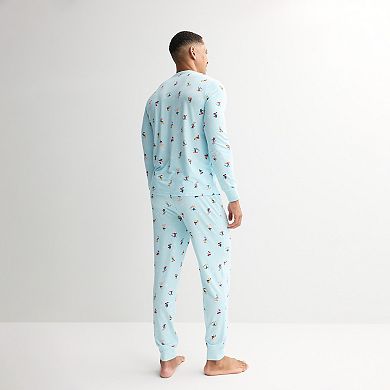 Big & Tall Jammies For Your Families® Hit the Slopes Pajama Top & Pajama Bottoms Set