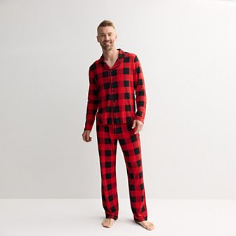 Men's Jammies For Your Families® Buffalo Check Pajama Top & Pajama Bottoms Set