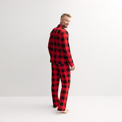 Men's Jammies For Your Families® Buffalo Check Pajama Top & Pajama Bottoms Set