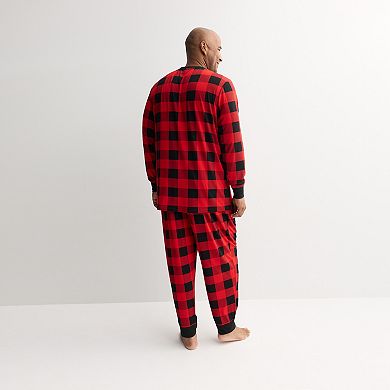 Big & Tall Jammies For Your Families® Buffalo Check Pajama Top & Pajama Bottoms Set