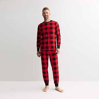 Men's Jammies For Your Families® Buffalo Check Pajama Top & Pajama Bottoms Set