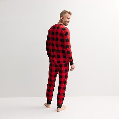 Men's Jammies For Your Families® Buffalo Check Pajama Top & Pajama Bottoms Set