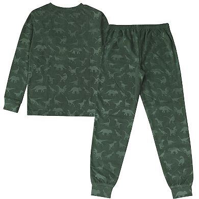 Boys 4-16 Jellifish 2-Piece Long Sleeve Pajama Top & Pajama Bottoms Set