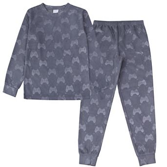 Boys 4-16 Jellifish 2 pc Long Sleeve Pajama Top & Pajama Bottoms Set