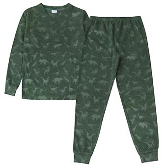 Boys 4-16 Jellifish 2 pc Long Sleeve Pajama Top & Pajama Bottoms Set