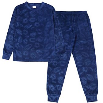 Boys 4-16 Jellifish 2 pc Long Sleeve Pajama Top & Pajama Bottoms Set