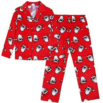 Boys 4-12 Jellifish 2 pc Button Up Pajama Top & Pajama Bottoms Set