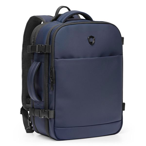 Traveler's Choice Markham Expandable Travel Backpack - Navy
