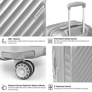 Traveler's Choice Elm Expandable Spinner Luggage