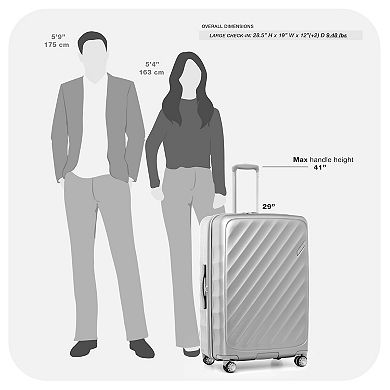 Traveler's Choice Elm Expandable Spinner Luggage