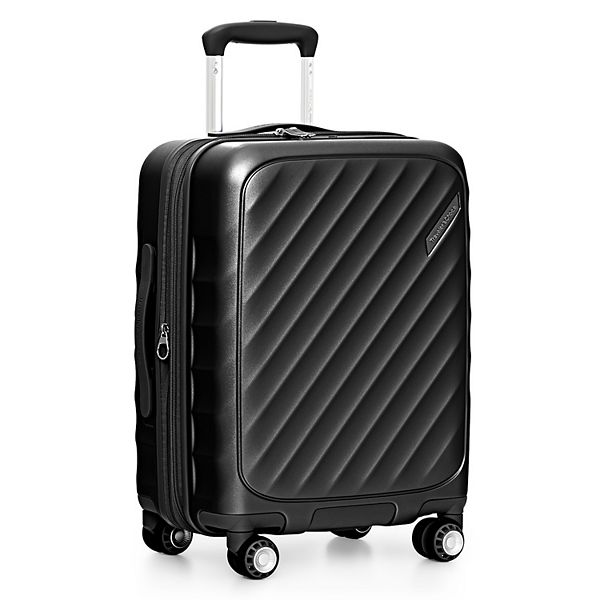 Traveler's Choice Elm Expandable Spinner Luggage - Black (29"4WLUPRT)