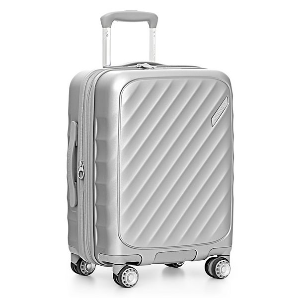 Traveler's Choice Elm Expandable Spinner Luggage - Silver (29"4WLUPRT)