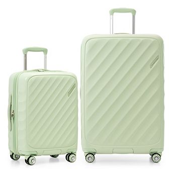 Traveler's Choice Elm 2 pc Expandable Spinner Luggage Set