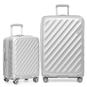 Traveler's Choice Elm 2 pc Expandable Spinner Luggage Set