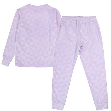 Girls 4-16 Jellifish 2-Piece Long Sleeve Pajama Top & Pajama Bottoms Set