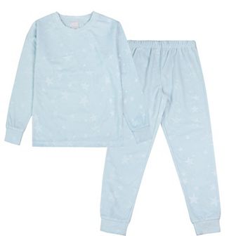 Girls 4-16 Jellifish 2 pc Long Sleeve Pajama Top & Pajama Bottoms Set