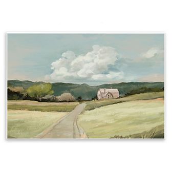 Stupell Home Decor Road Leading Home Countryside Plaque Wall Art