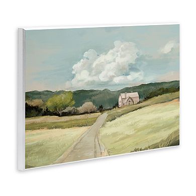 Stupell Home Decor Road Leading Home Countryside Plaque Wall Art