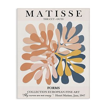 Stupell Home Decor Classical Matisse Cut Out Forms Canvas Wall Art