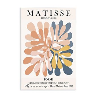 Stupell Home Decor Classical Matisse Cut Out Forms Plaque Wall Art