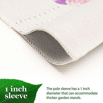 G128 12x18IN Home Sweet Home Butterflies Garden Flag Double Sided Spring Garden Decoration