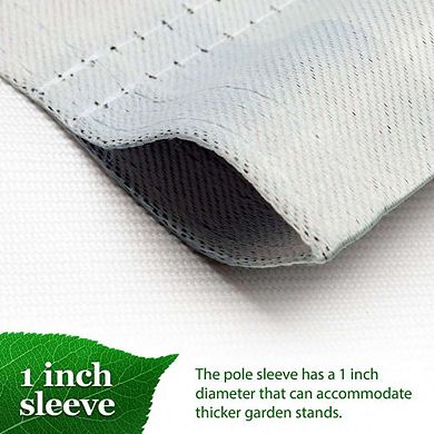 G128 12x18IN Welcome Spring Gnome Flowers Garden Flag Double Sided Spring Garden Decoration