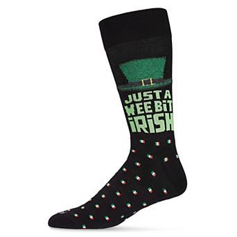 Men's Wee Bit Irish St. Patrick's Day Novelty Crew Sock