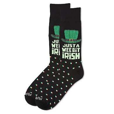 Men's Wee Bit Irish St. Patrick's Day Novelty Crew Sock