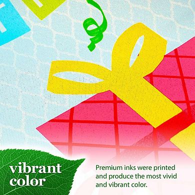 G128 12x18IN Happy Birthday Presents Garden Flag Double Sided Birthday Garden Decoration