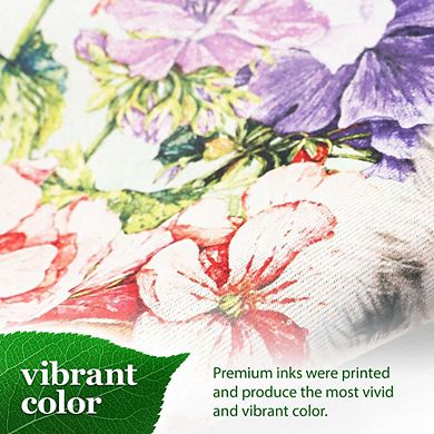 G128 12x18IN Welcome Kitten Flowers Garden Flag Double Sided Spring Garden Decoration