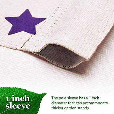 G128 12x18IN 4th of July Gnome Garden Flag Double Sided Independence Day Garden Decoration