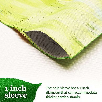 G128 12x18IN Kitten Butterfly Flowers Garden Flag Double Sided Spring Garden Decoration