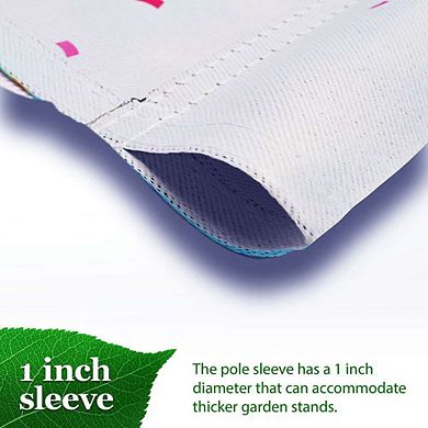 G128 12x18IN Happy Graduation Congrats Cap Garden Flag Double Sided Graduation Garden Decoration