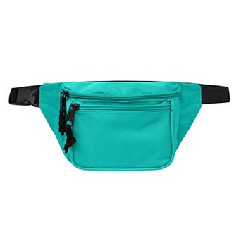 Dalix 3 Pocket Fanny Pack Money Pouch Concealer Runners Bag Waist Belt