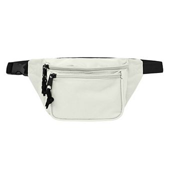 Dalix 3 Pocket Fanny Pack Money Pouch Concealer Runners Bag Waist Belt