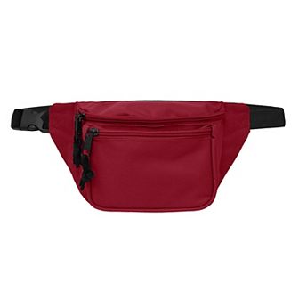 Dalix 3 Pocket Fanny Pack Money Pouch Concealer Runners Bag Waist Belt