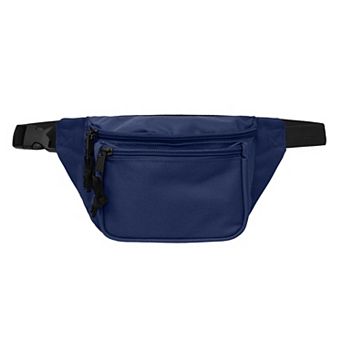 Dalix 3 Pocket Fanny Pack Money Pouch Concealer Runners Bag Waist Belt