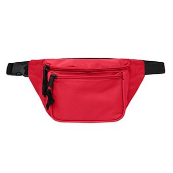 Dalix 3 Pocket Fanny Pack Money Pouch Concealer Runners Bag Waist Belt