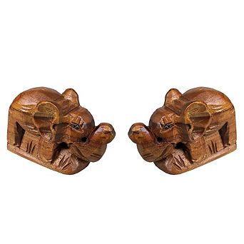 Elephant Mini Statue SET 2 pc